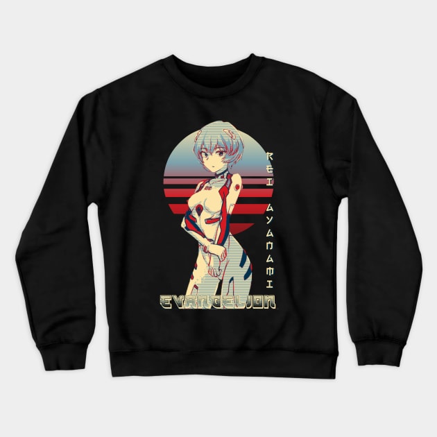 Rei Ayanami Crewneck Sweatshirt by Retrostyle